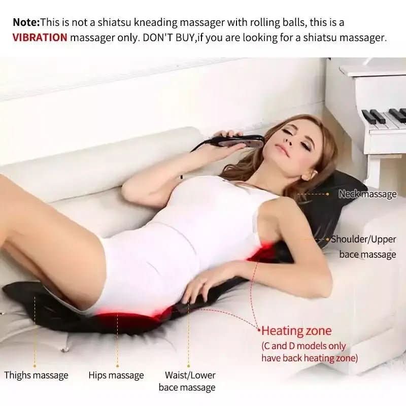 RelaxCushion | Electric Back Massage Cushion with Soothing Heat Therapy 3
