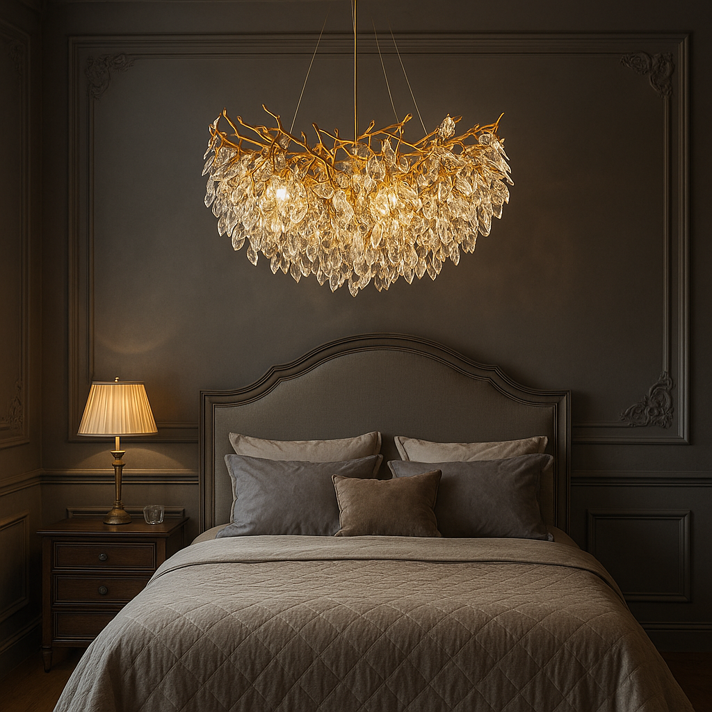 Round crystal chandelier 5
