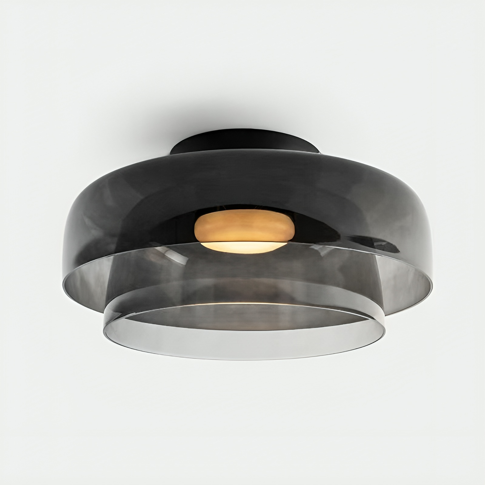 Scandinavian Bauhaus Glass Layered Pendant Lamp 10