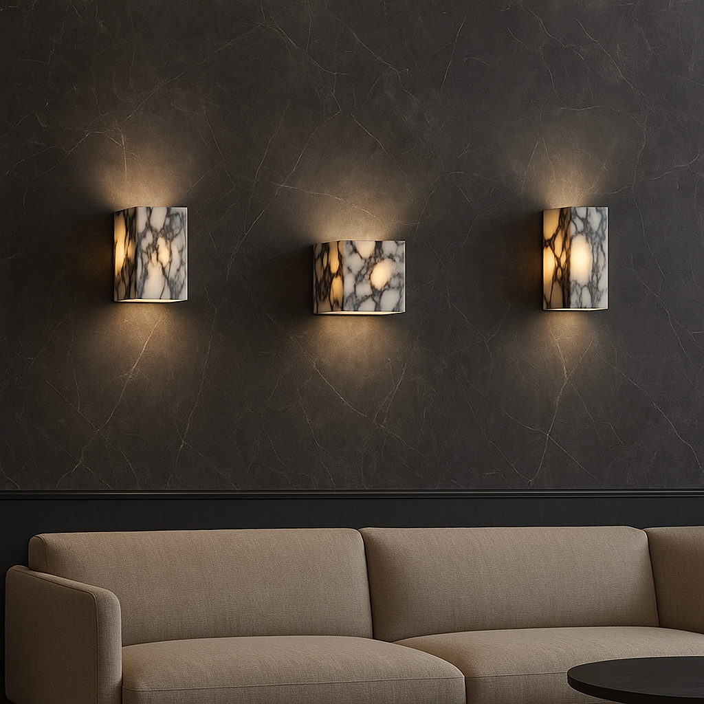 Sconiq | Elegant Marble Cube Wall Lamp 3