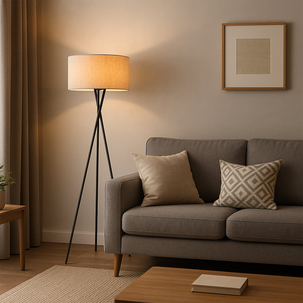 Silk floor lamp 4
