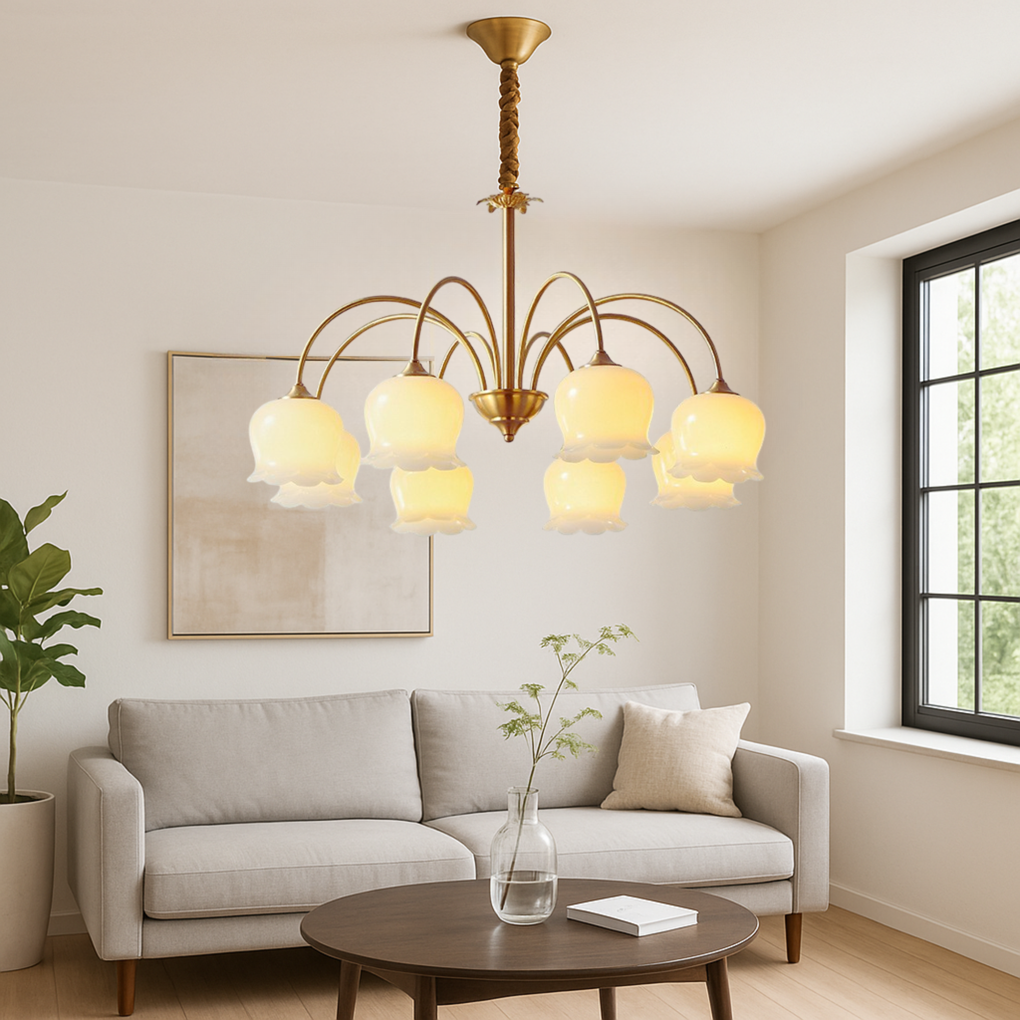 Solin | French Copper Chandelier with Sophisticated Style for Modern Interiors