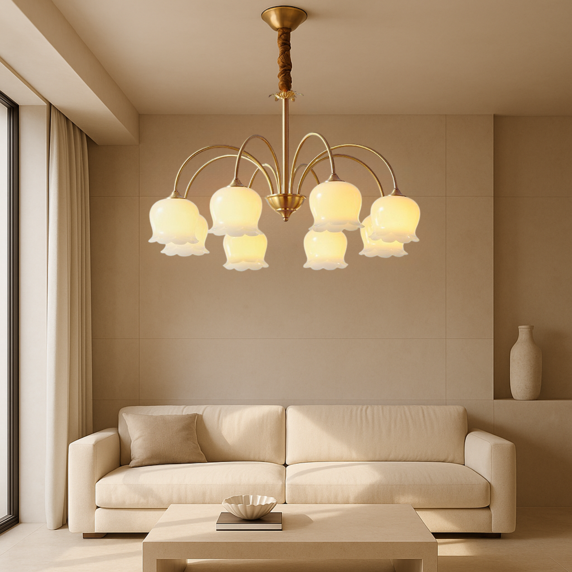 Solin | French Copper Chandelier with Sophisticated Style for Modern Interiors