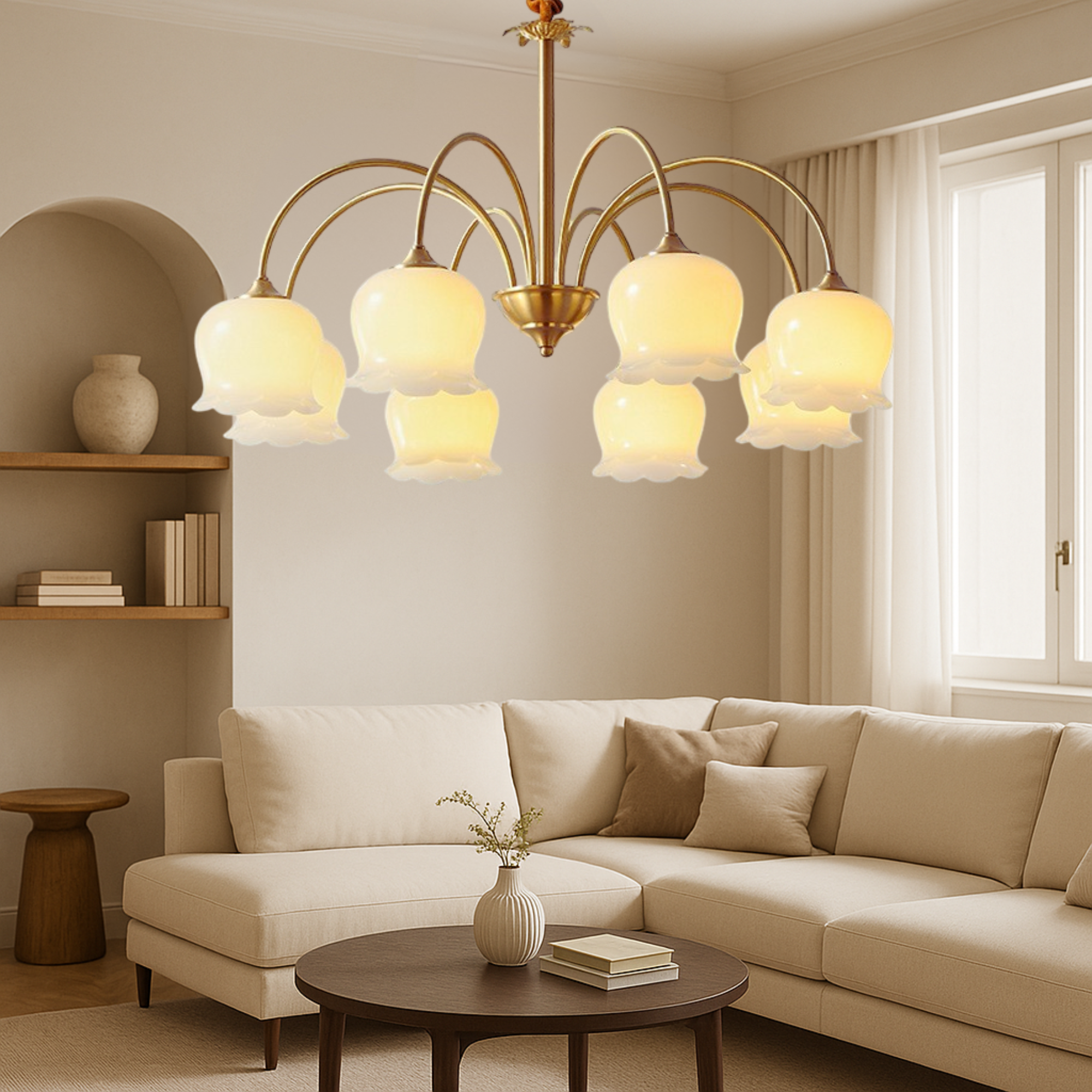 Solin | Elegant French Copper Chandelier 3