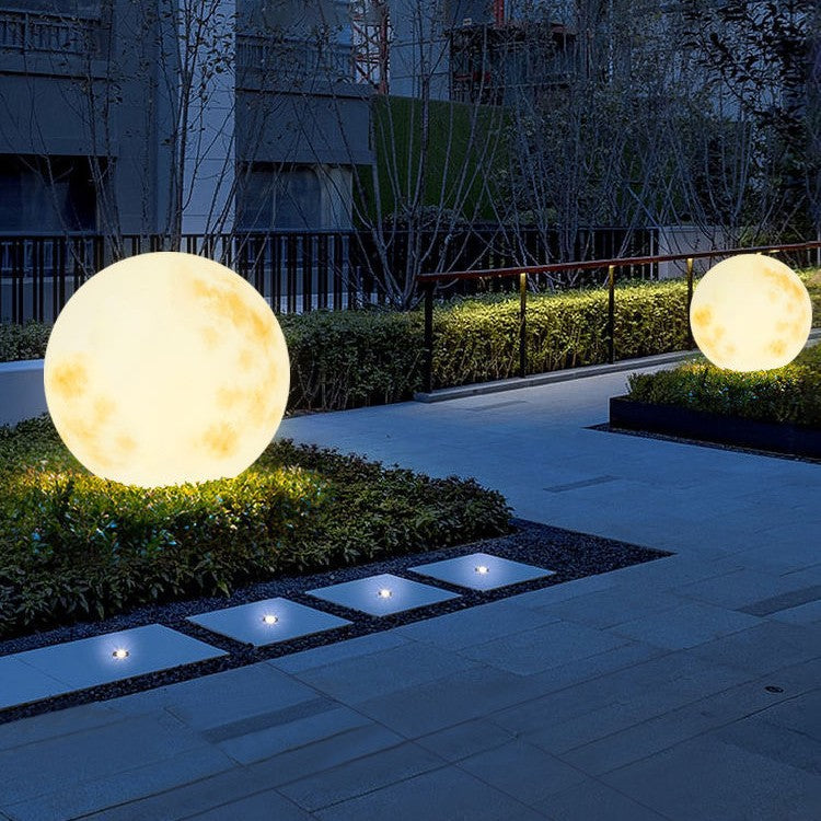 Solvyn | Spherical Solar Powered Garden Moon Lamp 5