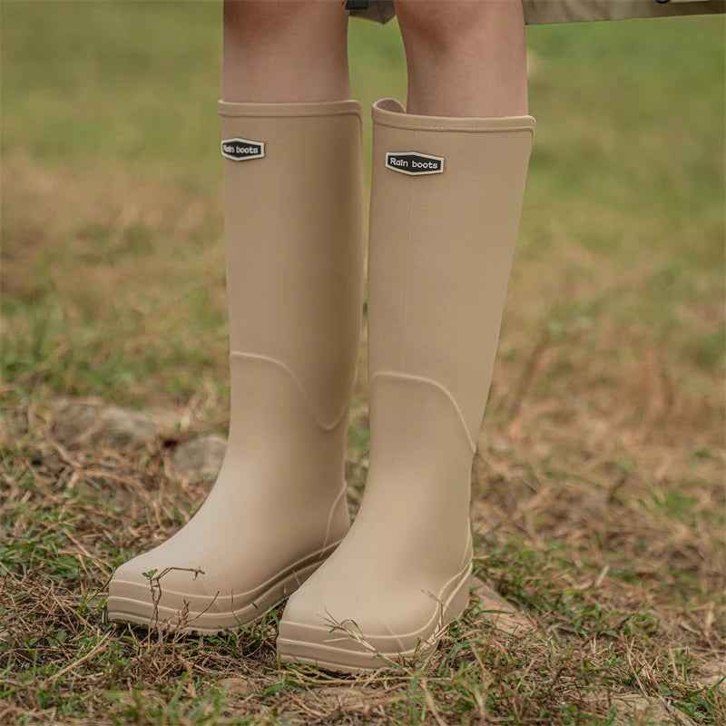 SplashEase | Women’s Easy-On Waterproof Rubber Rain Boots