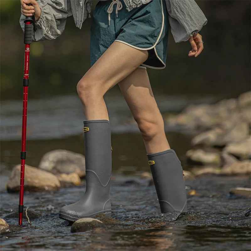 SplashEase | Women’s Easy-On Waterproof Rubber Rain Boots