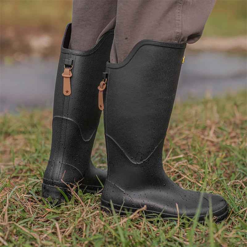 SplashEase | Women’s Easy-On Waterproof Rubber Rain Boots