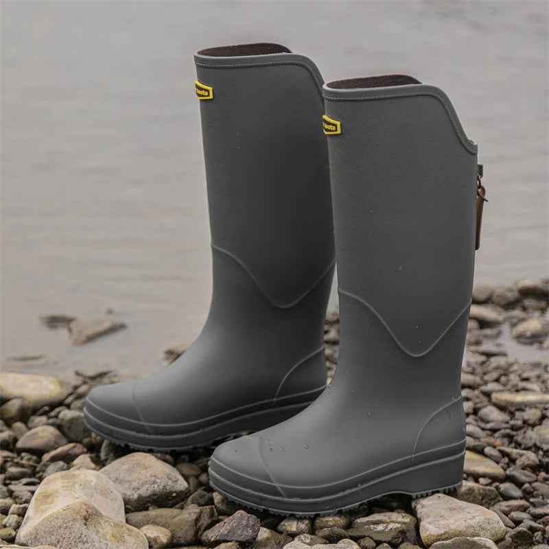SplashEase | Women’s Easy-On Waterproof Rubber Rain Boots