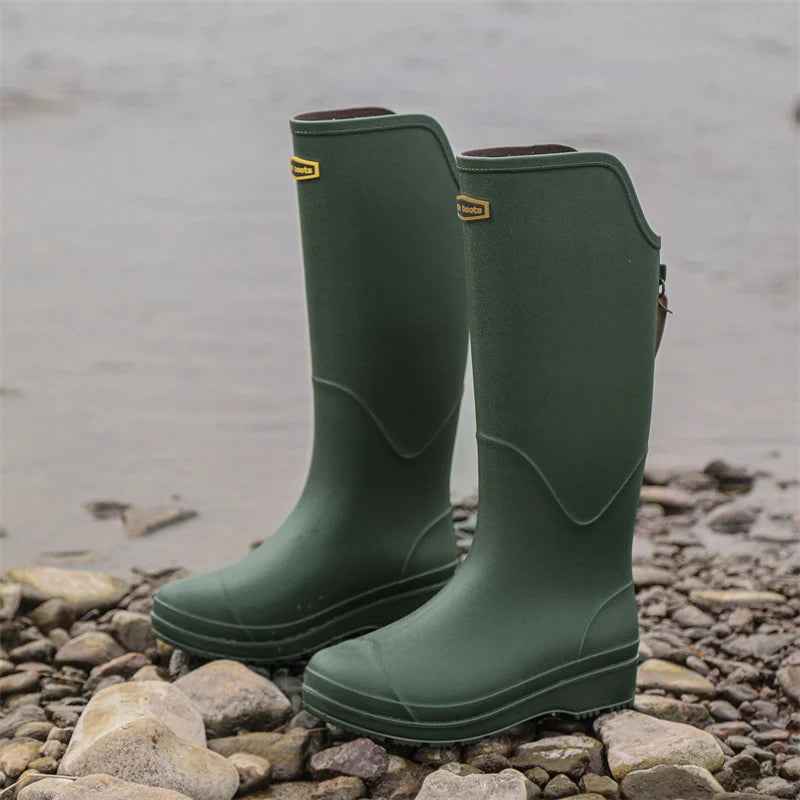SplashEase | Women’s Easy-On Waterproof Rubber Rain Boots