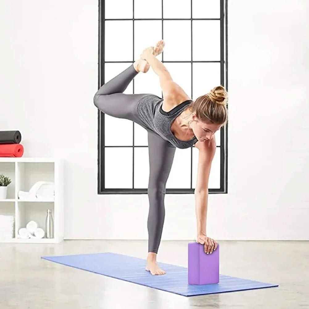 SupportFlex | High-Density Yoga Block for Stability, Balance, and Stretch Flow