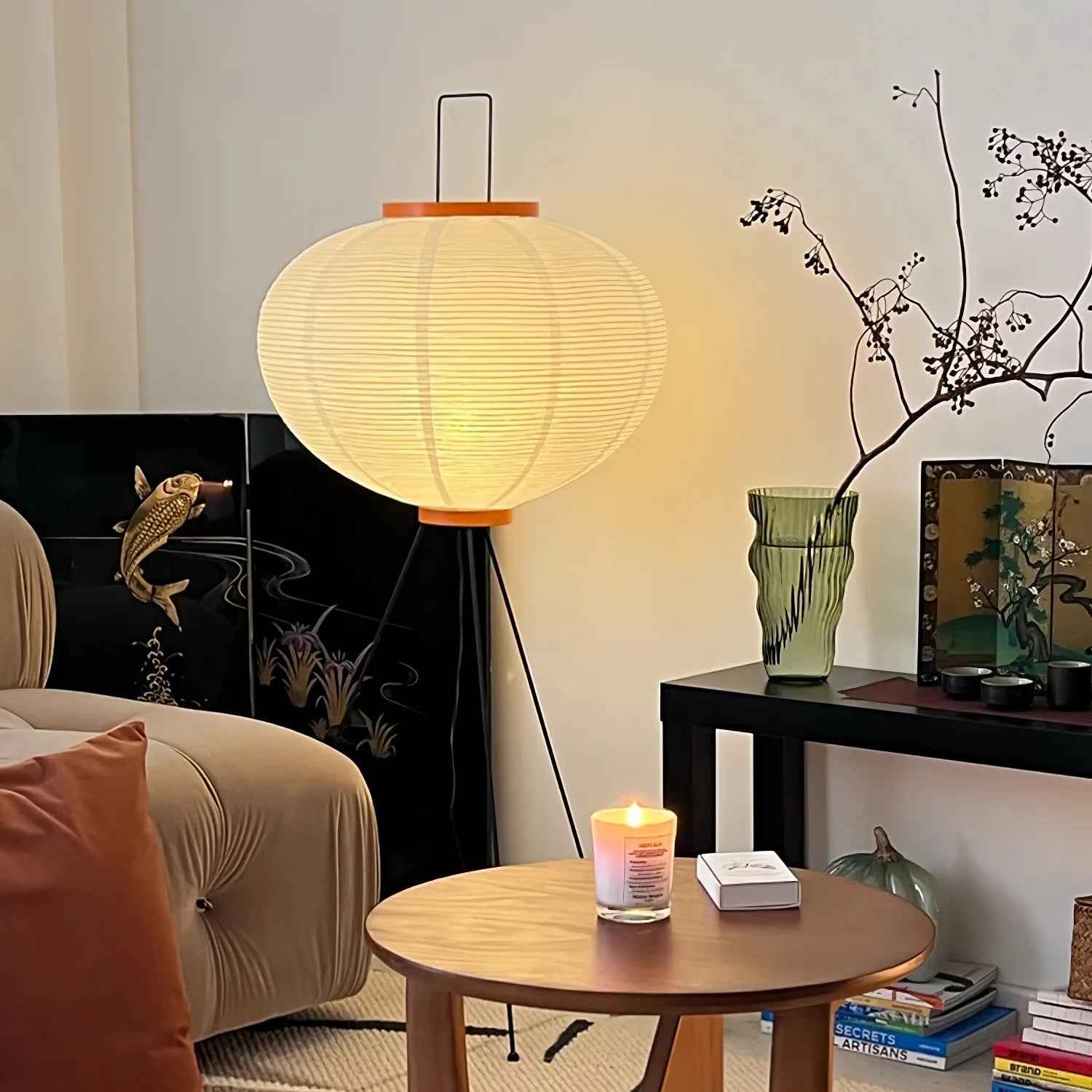 Valorae | Japanese-Inspired Rice Paper Floor Lamp for Modern Interiors