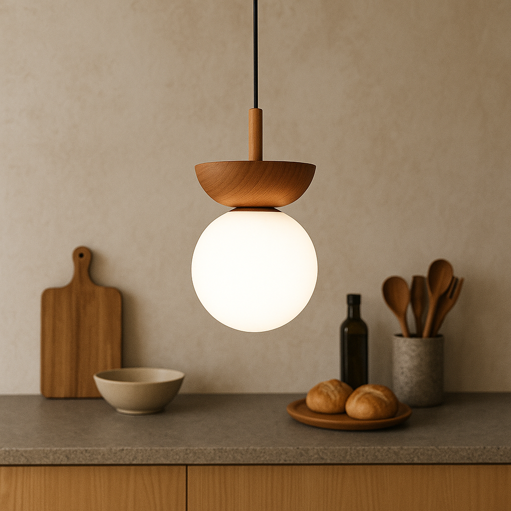 Valura | Classic Simplicity of Japandi Pendant Lamp - Natural Look 0