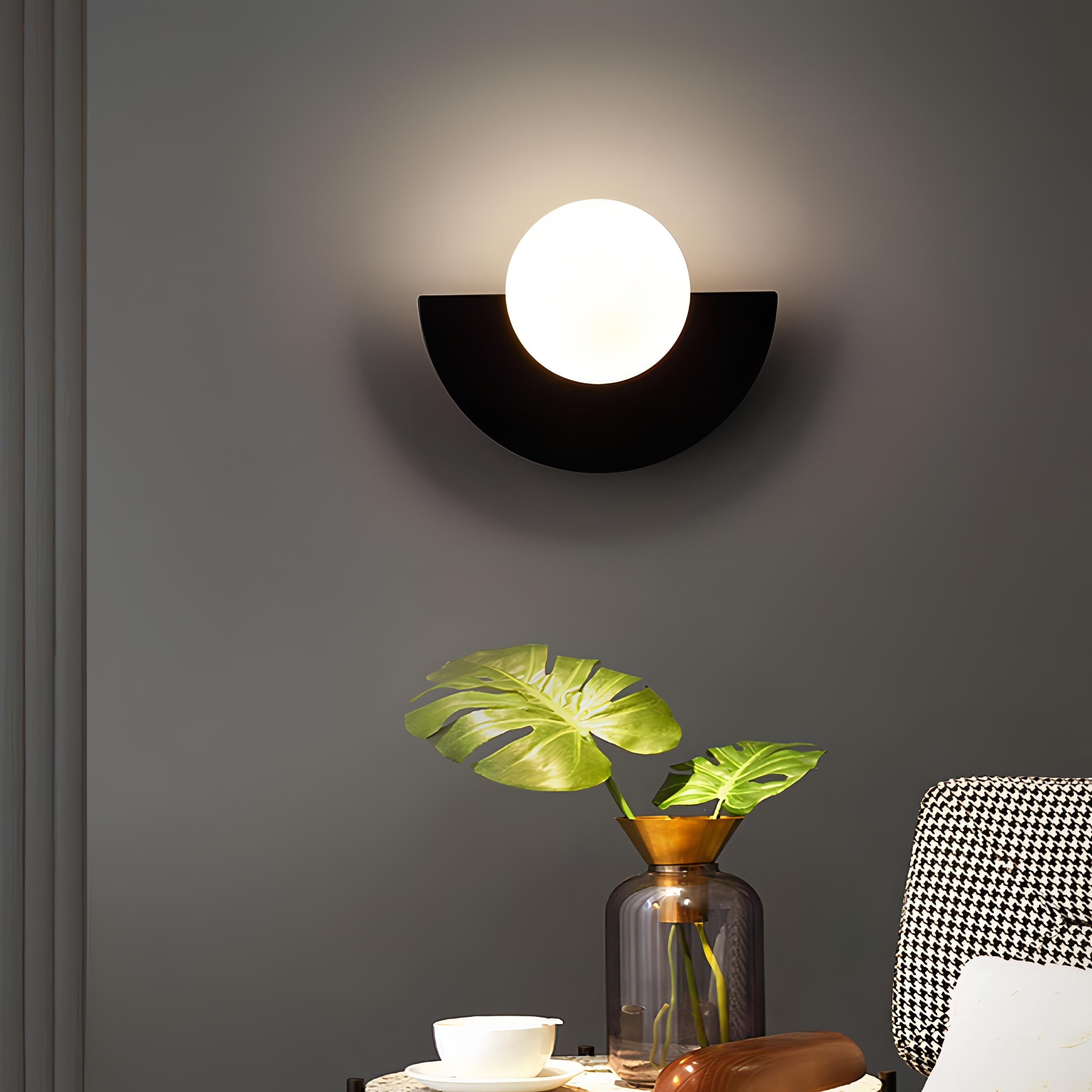 Vionis | Nordic Style Semicircular Wall Lamp for a Minimalist Elegance 2