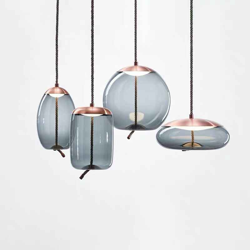 Volith | Rope and Metal Pendant Lamp for Entryway Spaces