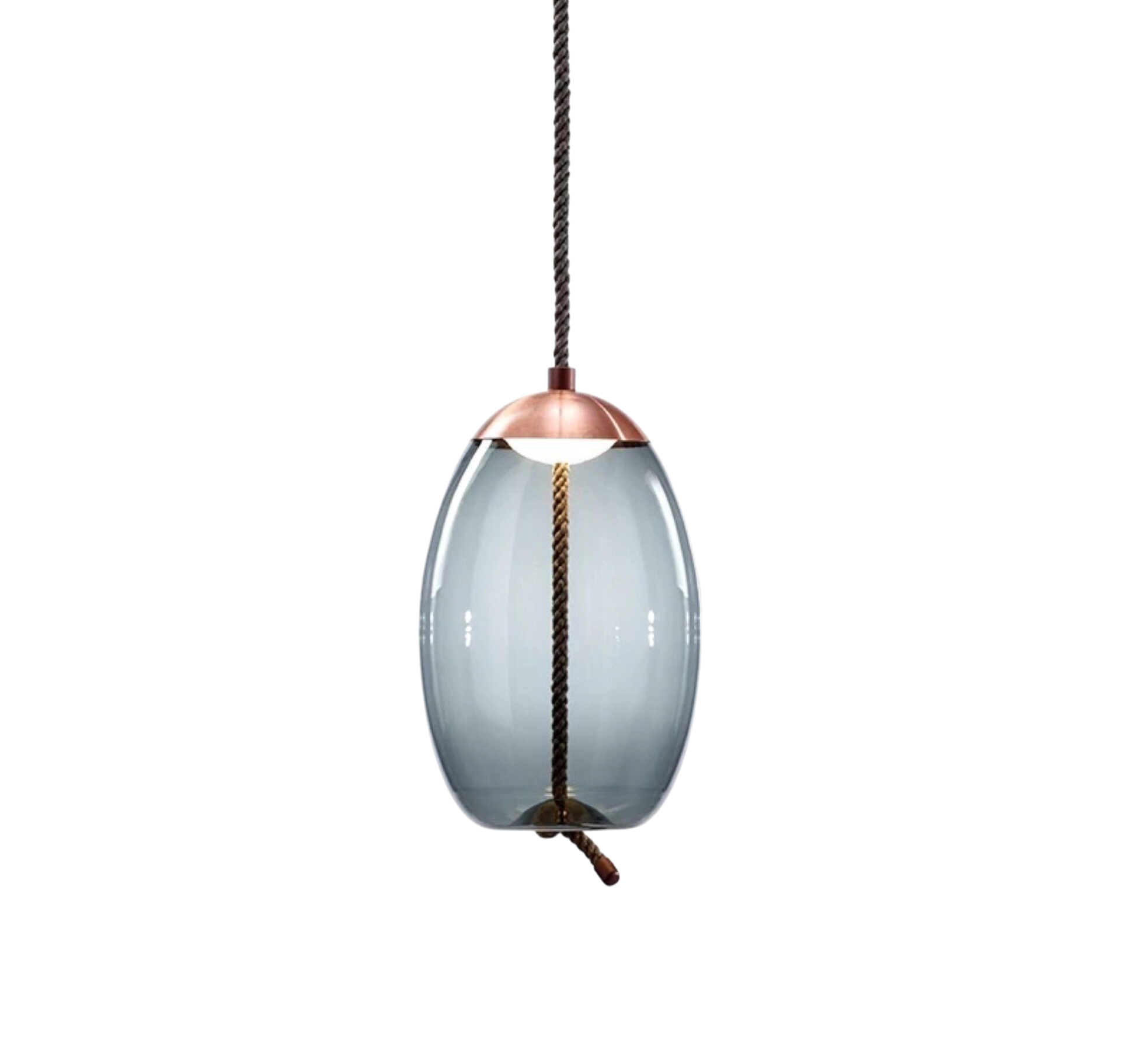 Volith | Rope and Metal Pendant Lamp for Entryway Spaces