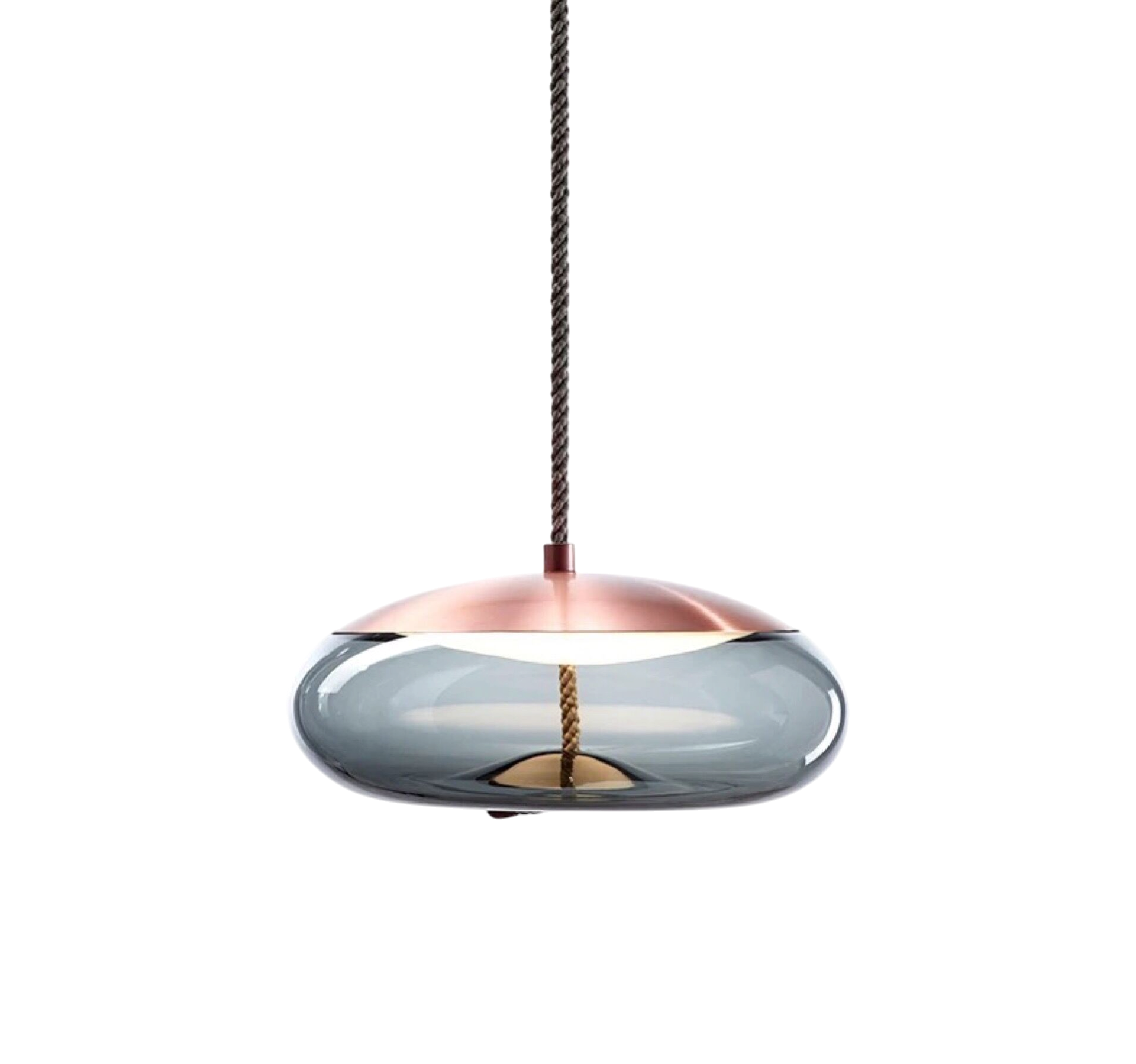 Volith | Rope and Metal Pendant Lamp for Entryway Spaces