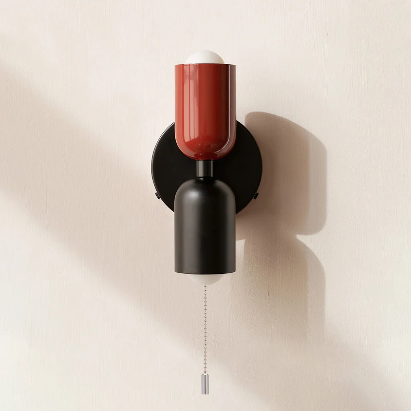 Wall Light Modern Dual Glass Sconce Fixture 10