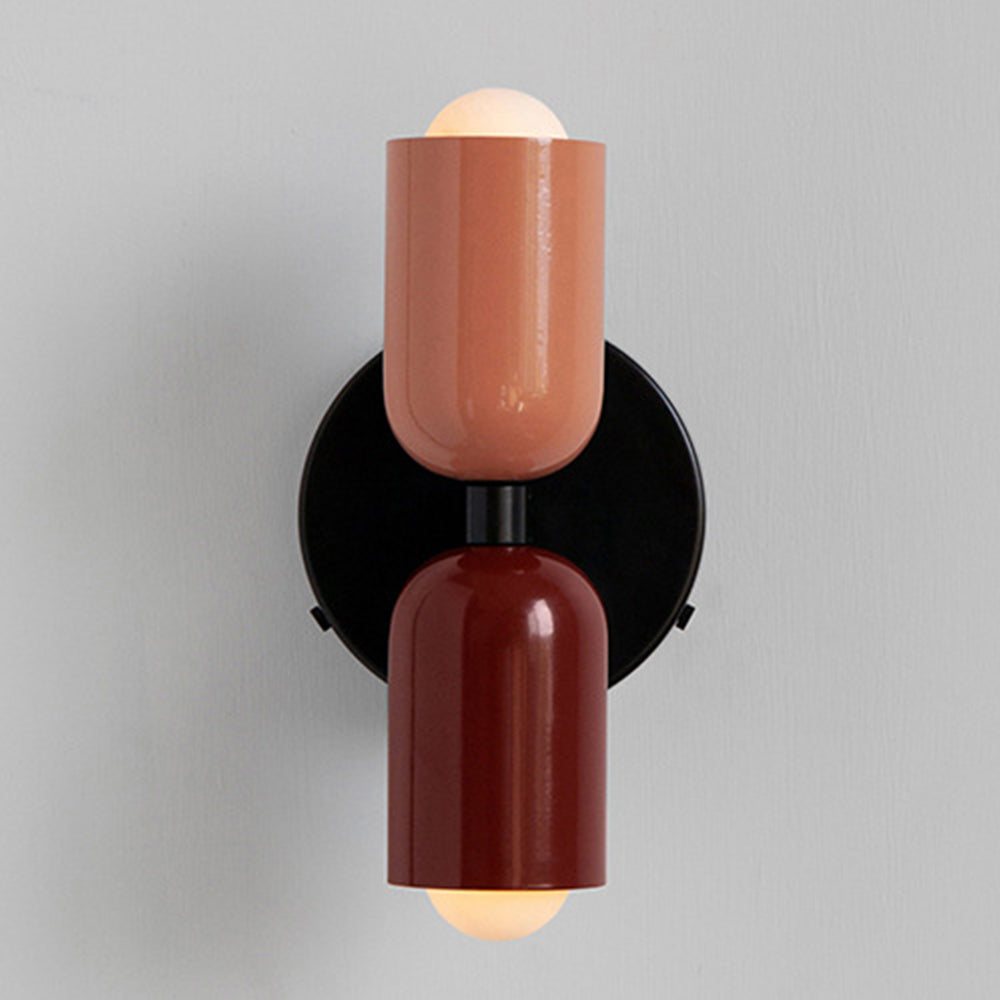 Wall Light Modern Dual Glass Sconce Fixture 12