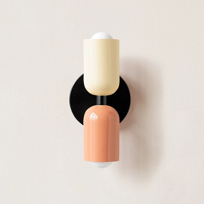 Wall Light Modern Dual Glass Sconce Fixture 14