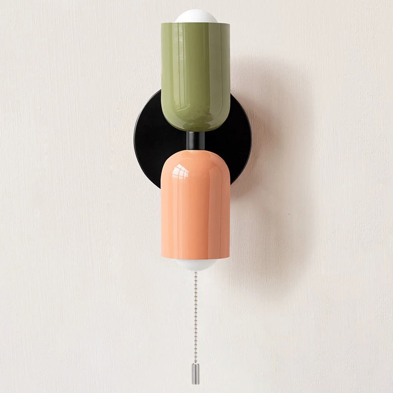 Wall Light Modern Dual Glass Sconce Fixture 17