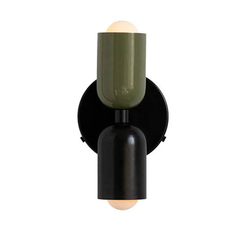 Wall Light Modern Dual Glass Sconce Fixture 21