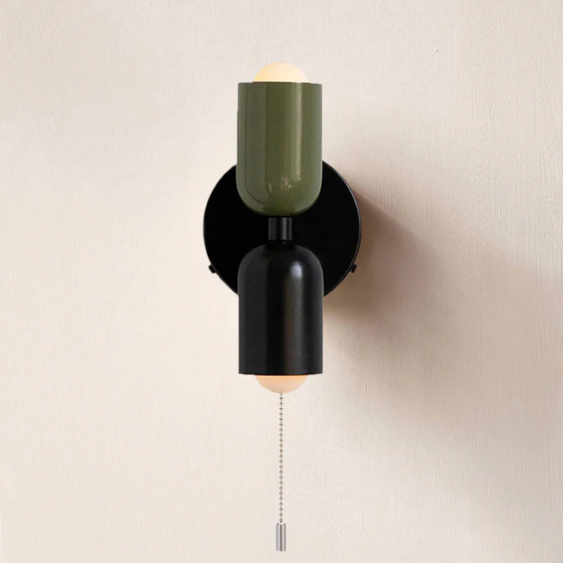 Wall Light Modern Dual Glass Sconce Fixture 22