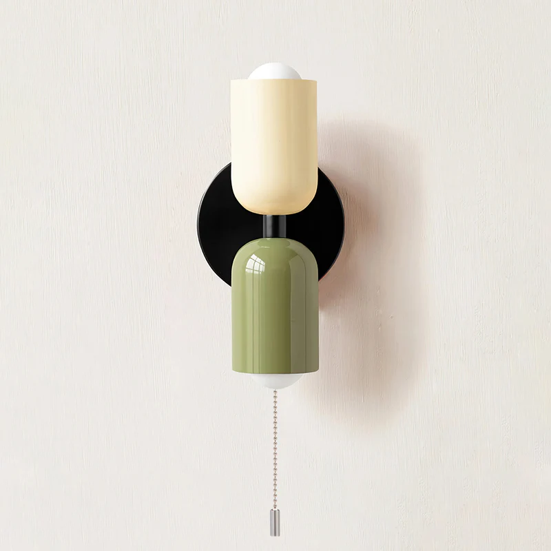 Wall Light Modern Dual Glass Sconce Fixture 8