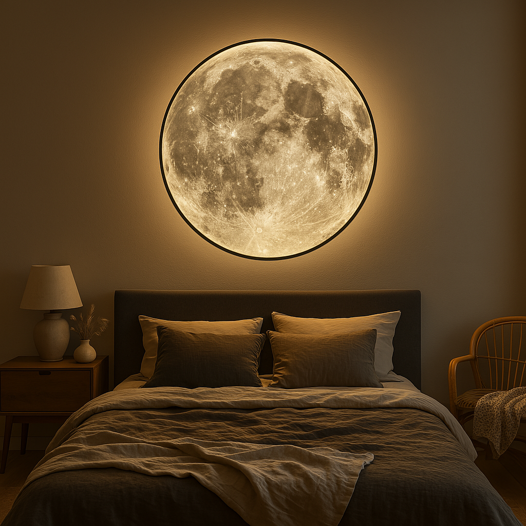 Wallure | Glowing Moon Wall Lamp for a Modern Home Living 2