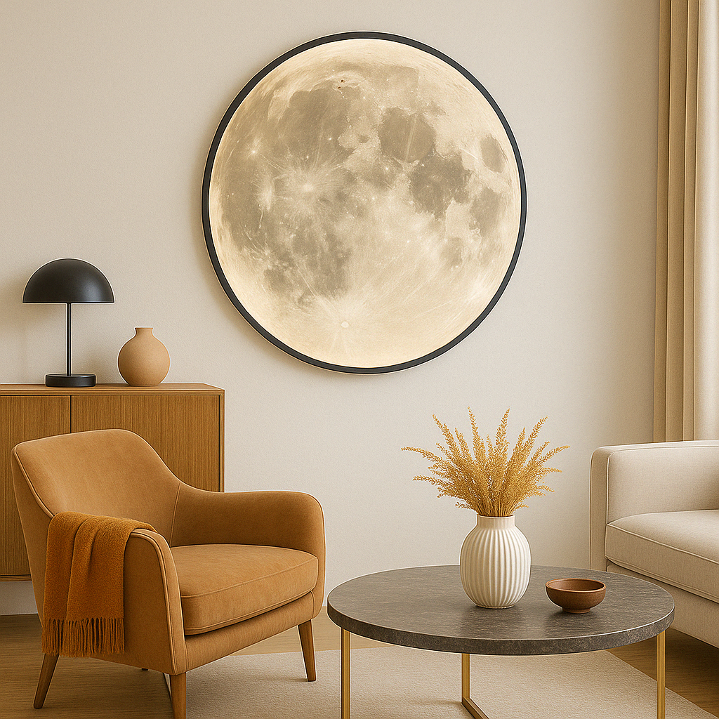 Wallure | Glowing Moon Wall Lamp for a Modern Home Living 4