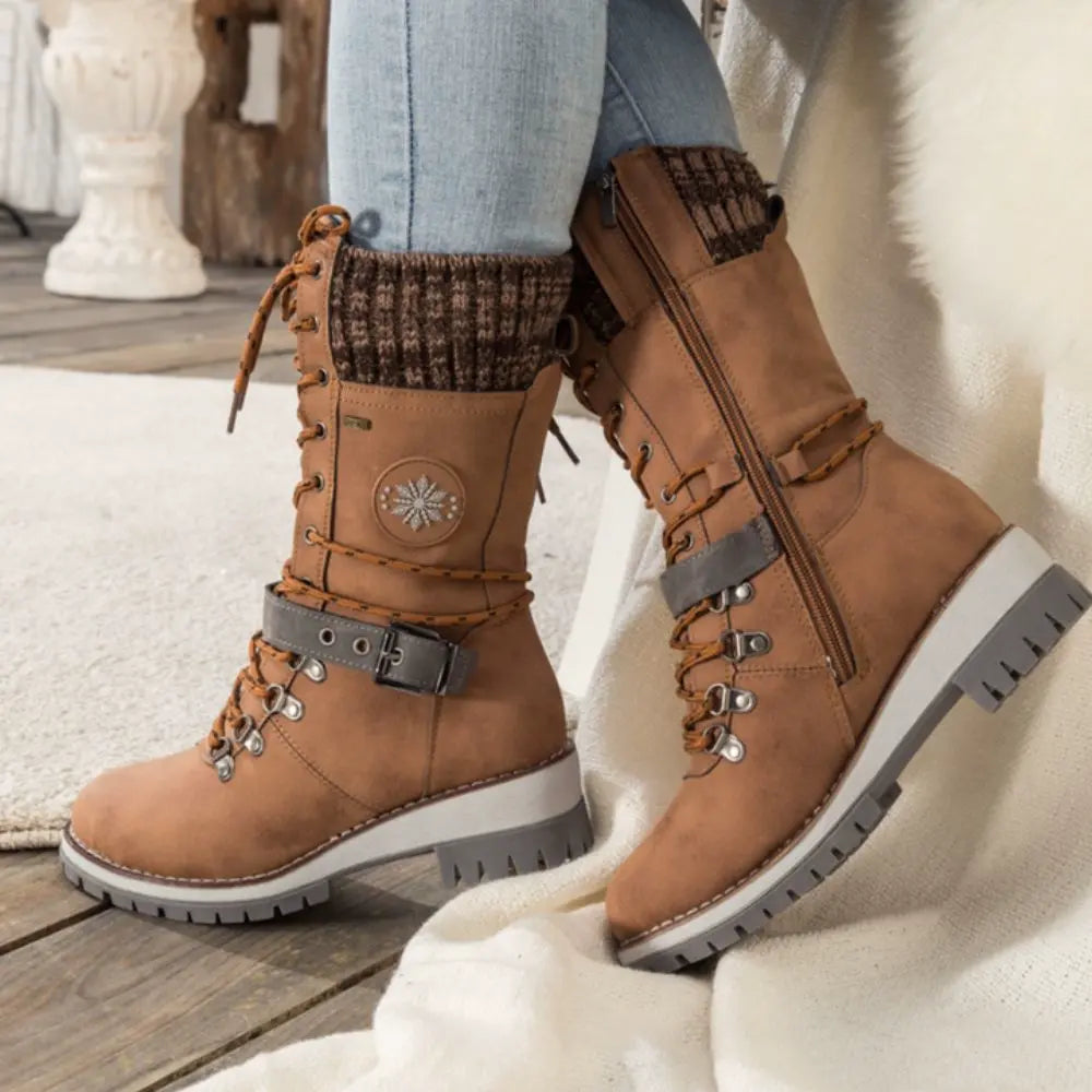 Ava | Cozy Stylish Black Winter Boots for Women 11