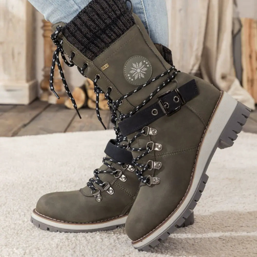 Ava | Cozy Stylish Black Winter Boots for Women 6