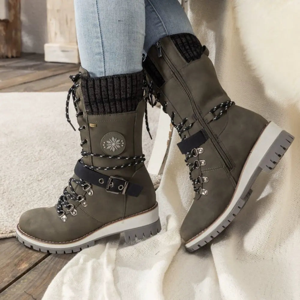 Ava | Cozy Stylish Black Winter Boots for Women 7