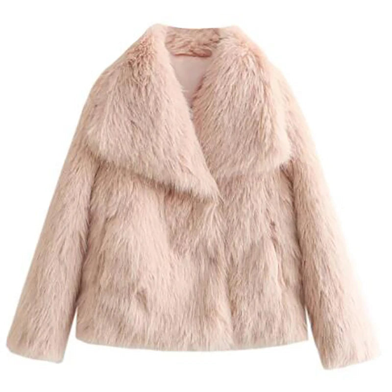 Ava | Elegant Lightweight Faux Fur Jacket 11