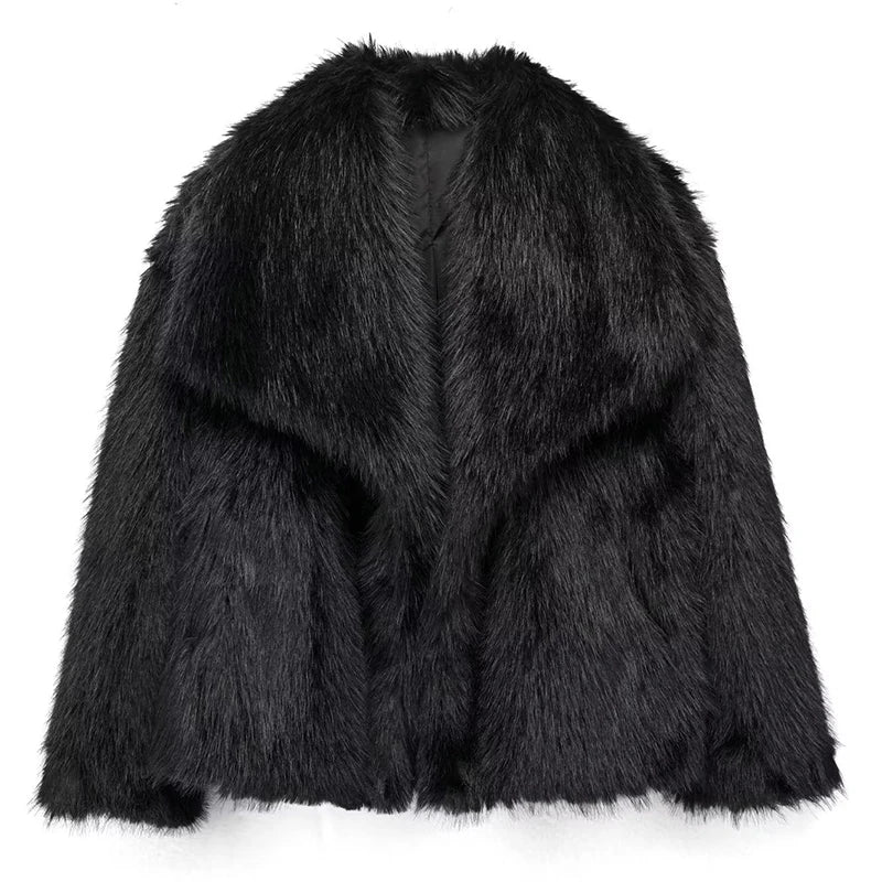 Ava | Elegant Lightweight Faux Fur Jacket 12