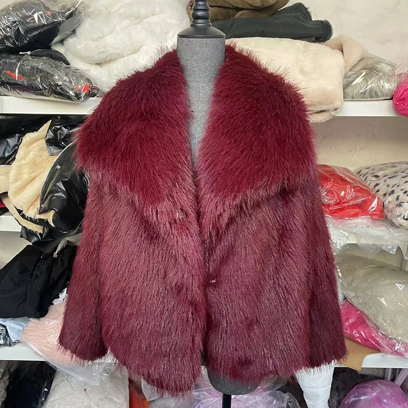 Ava | Elegant Lightweight Faux Fur Jacket 13