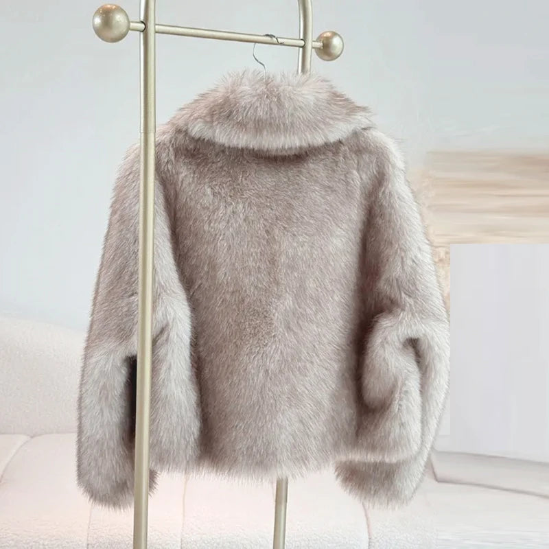 Ava | Elegant Lightweight Faux Fur Jacket 3