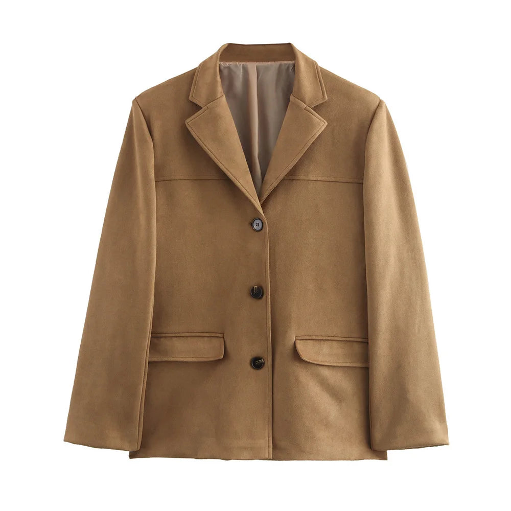 Ava | Stylish Vintage Brown Leather Jacket for Women 1