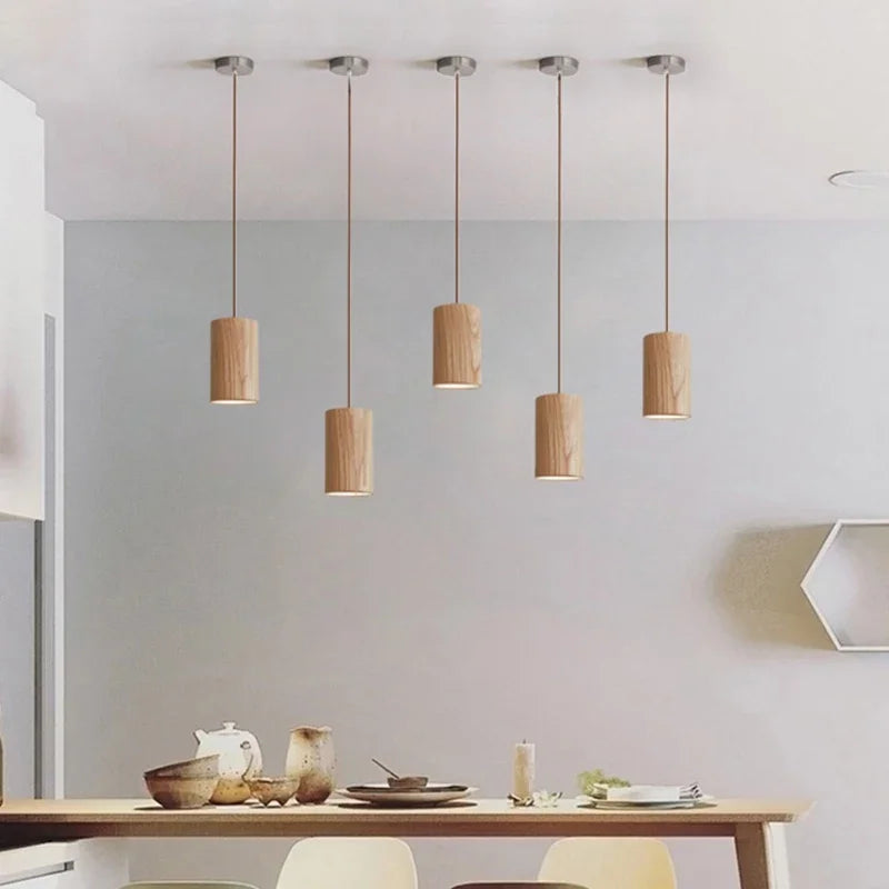 WoodVibe - Sleek Scandinavian Pendant Lamp 1
