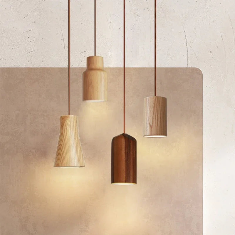 WoodVibe - Sleek Scandinavian Pendant Lamp 3