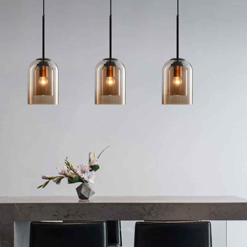 Zenylo | Modern Glass Pendant Light for Home or Café Settings