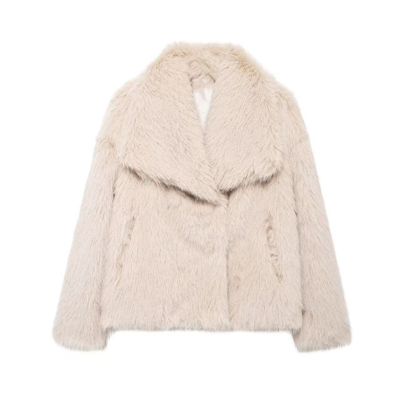 Amelie | Elegant Lightweight Faux Fur Jacket