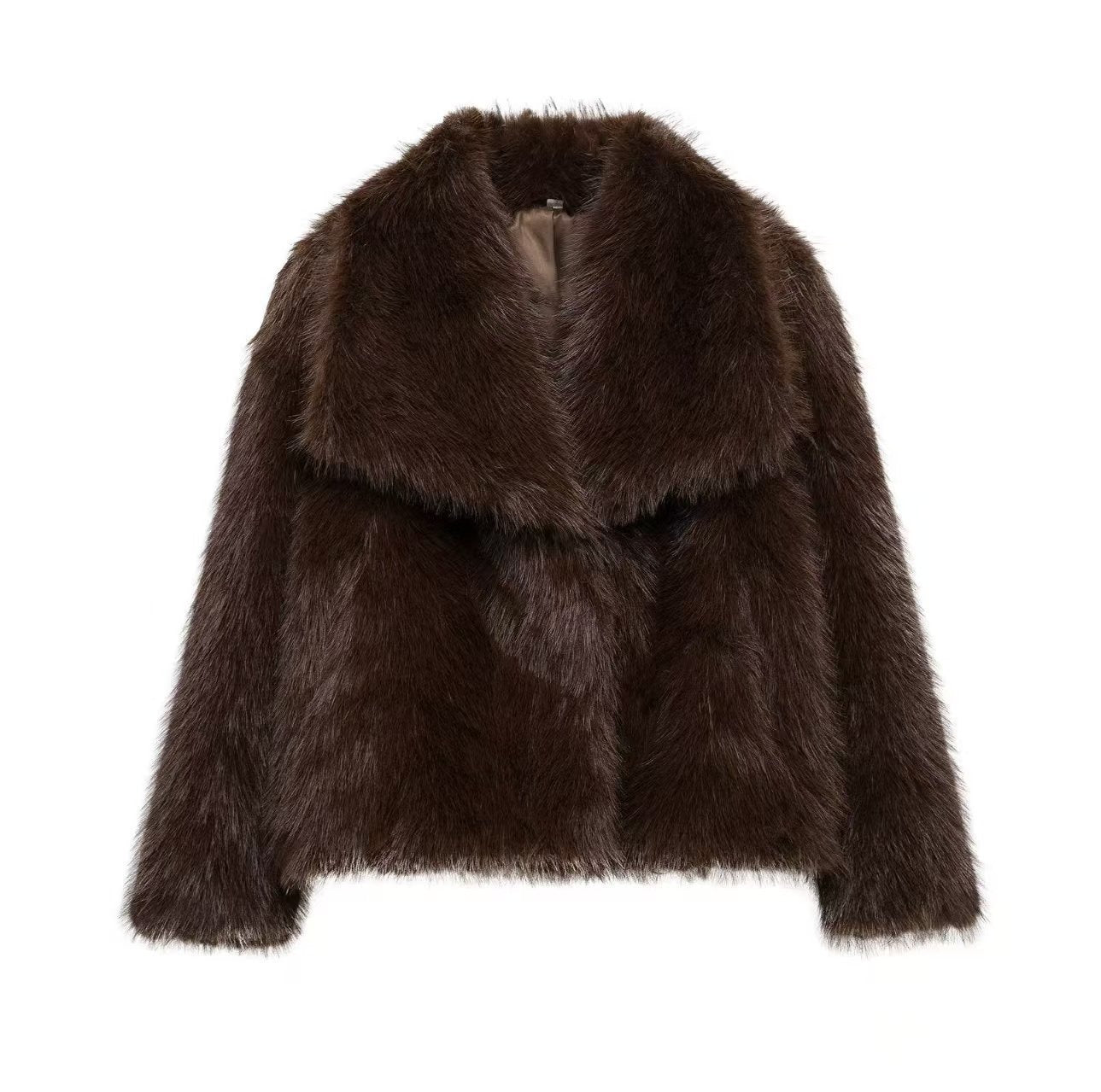 Amelie | Elegant Lightweight Faux Fur Jacket