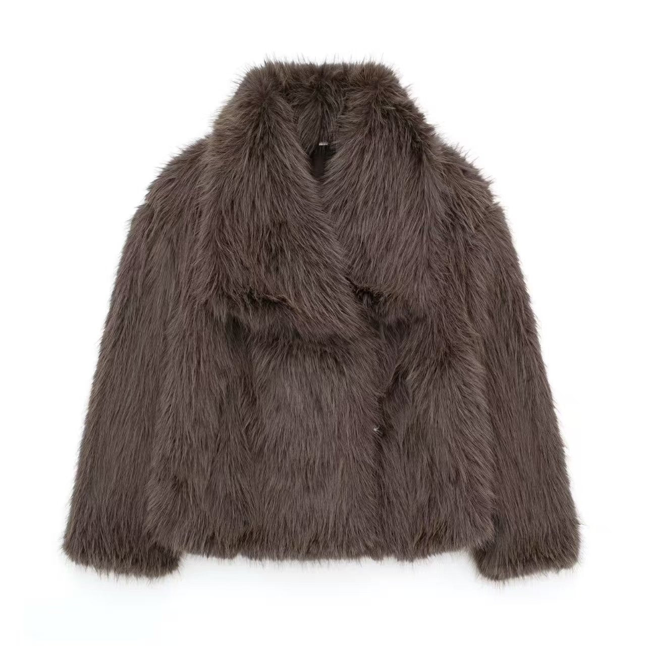 Amelie | Elegant Lightweight Faux Fur Jacket