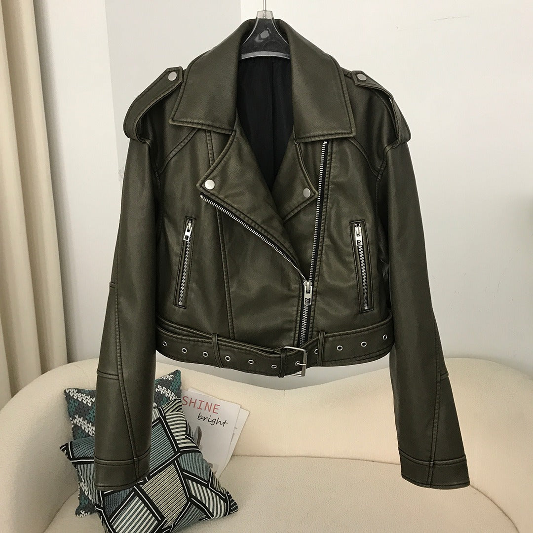 Zaraine | Stylish Loose Suede Jacket