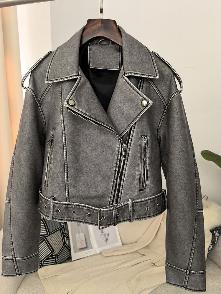 Zaraine | Stylish Loose Suede Jacket
