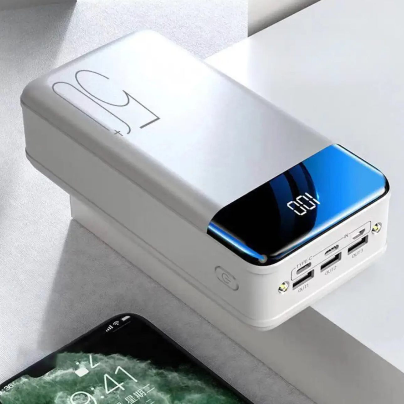 100,000mAh Ultra-High Capacity Power Bank with Super Fast Charging – Portable Charger for Phones, Tablets, and Laptops 6