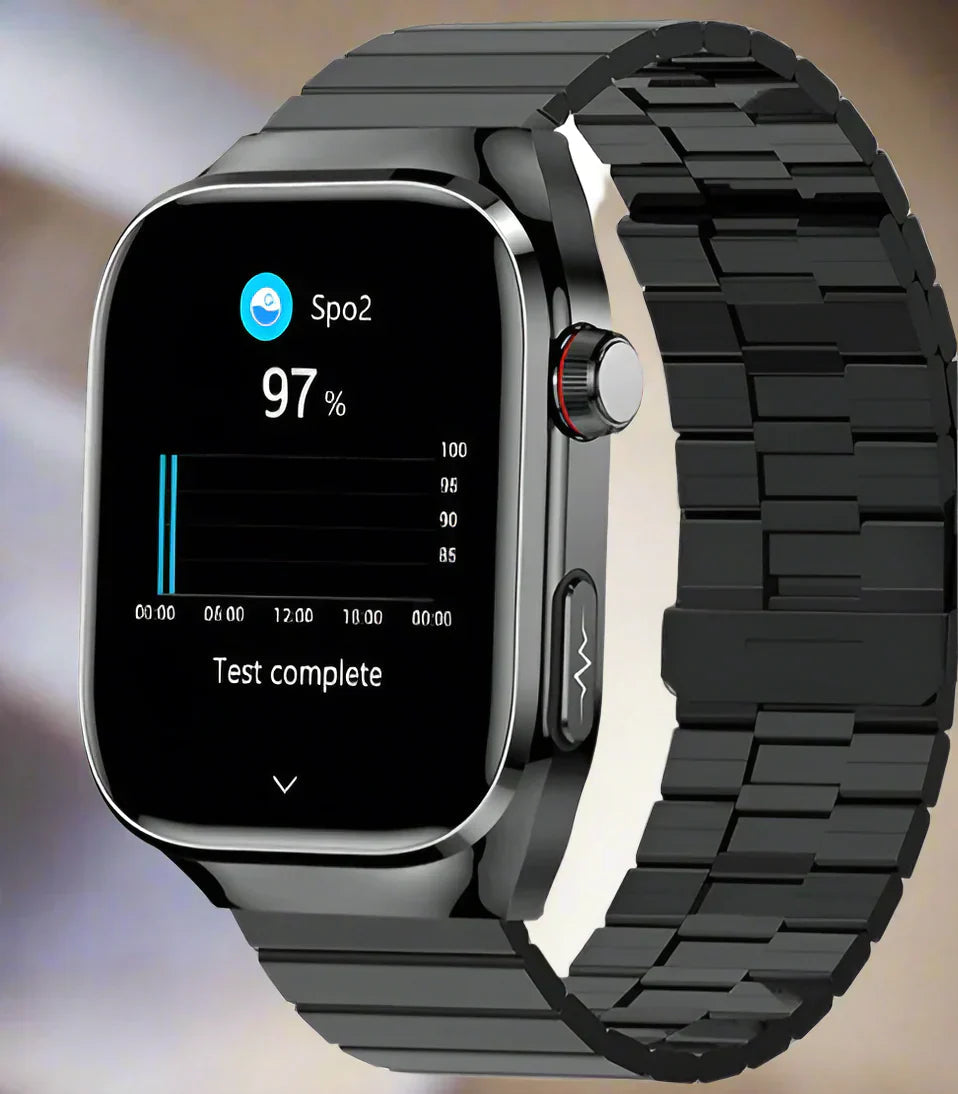 Advanced Health Smartwatch with ECG, Blood Sugar Monitoring, 2.04-Inch AMOLED Display – Waterproof Fitness Tracker 7