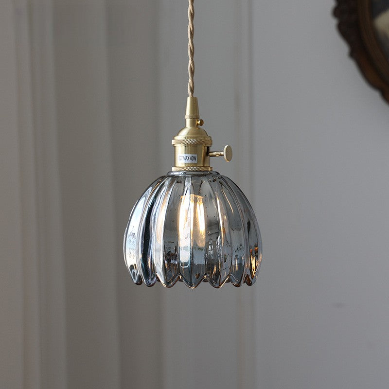 Aeruna | Vintage Style Japanese Glass Pendant Lamp 10