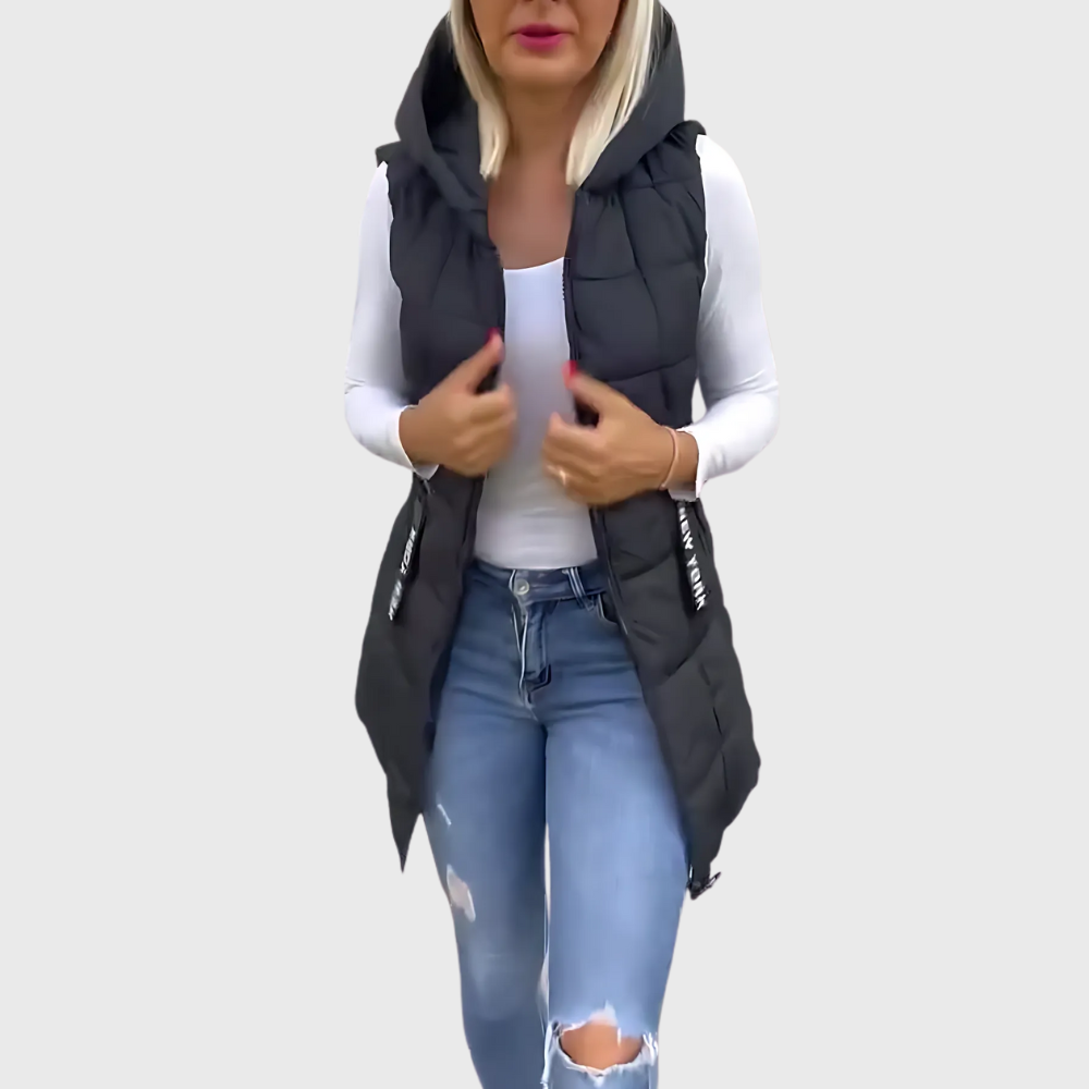 Alba | Women's Sleeveless Padded Winter Coat 1